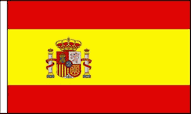 Spain Hand Waving Flags